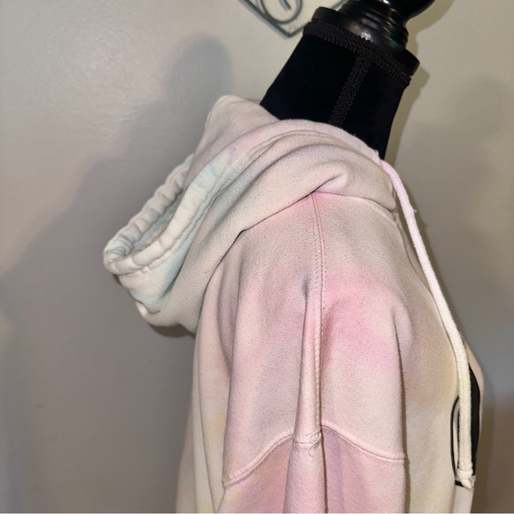 Dreamsicle Vans Pastel Tie Dye Hooded Sweatshirt Womens Size Medium - Picture 3 of 11
